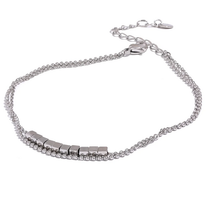 Square Bead Anklet