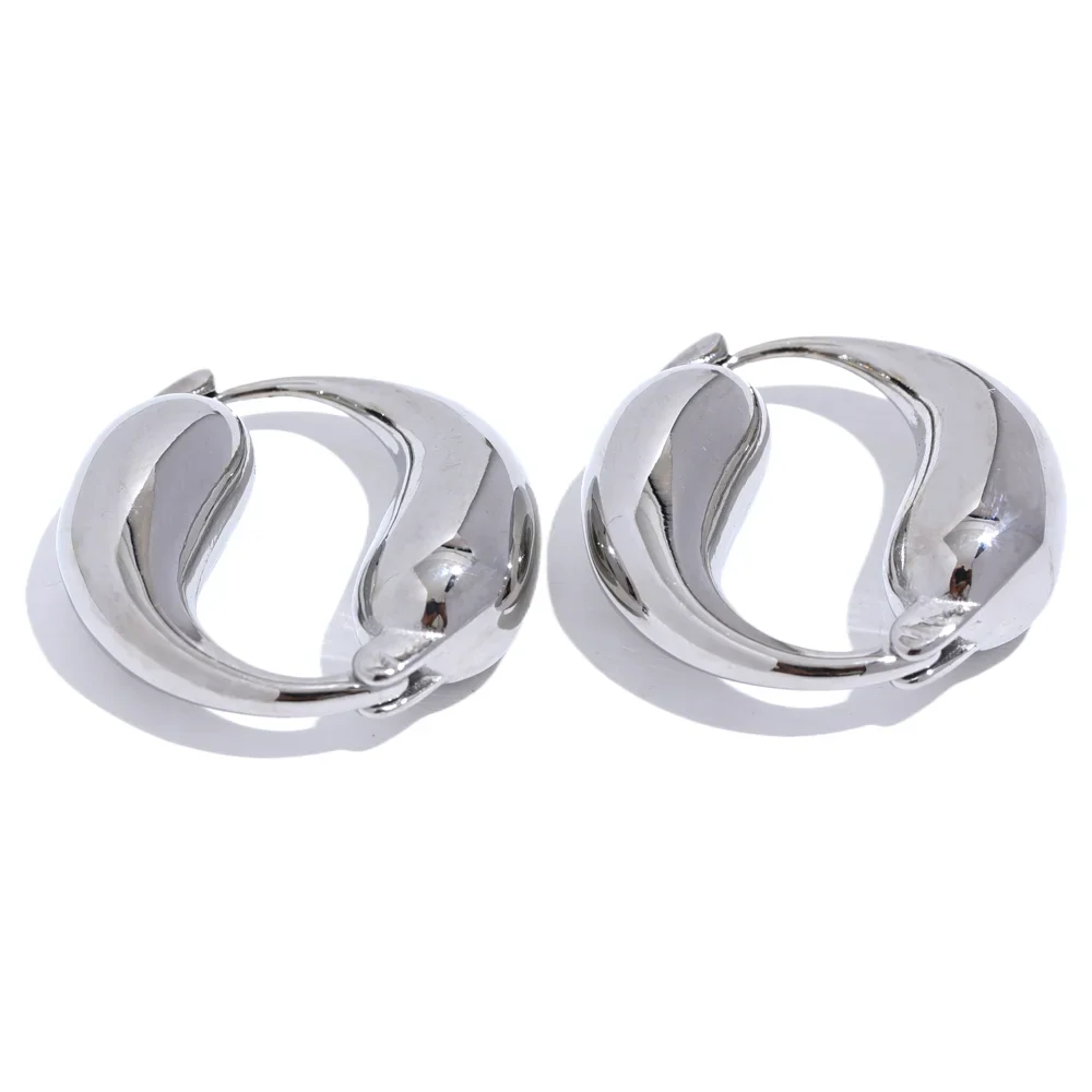 Water Drop Hoop Earrings