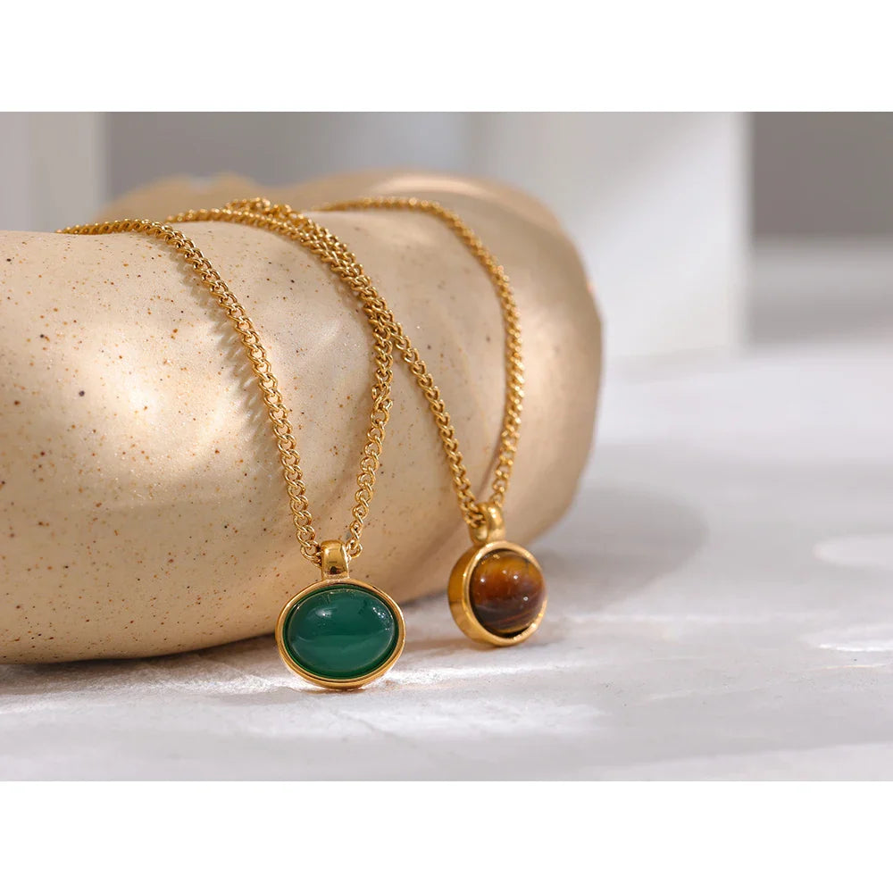 Tiger Eye Stone Necklace