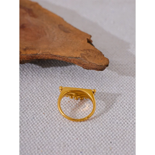 Gold Shell Ring