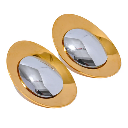 Smooth Temperament Stud Earrings