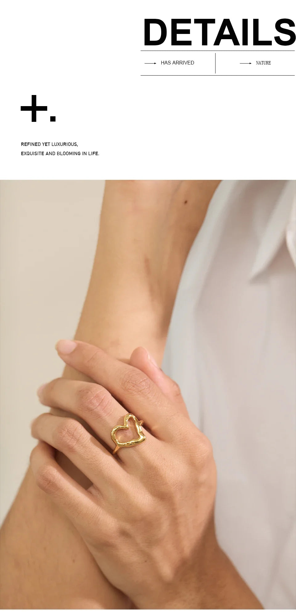 Gold Heart Ring