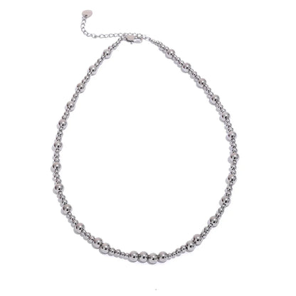 Gold Ball Chain Necklace
