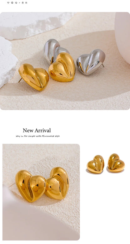 heart earrings