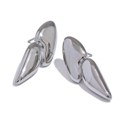 Abstract Stud Earrings