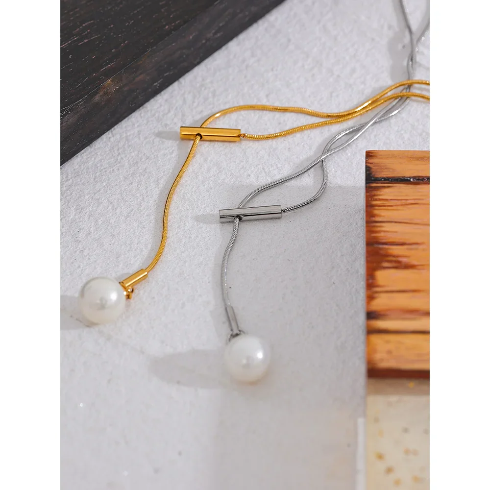 Drop Necklace Pearl