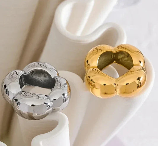 Flower Band Ring