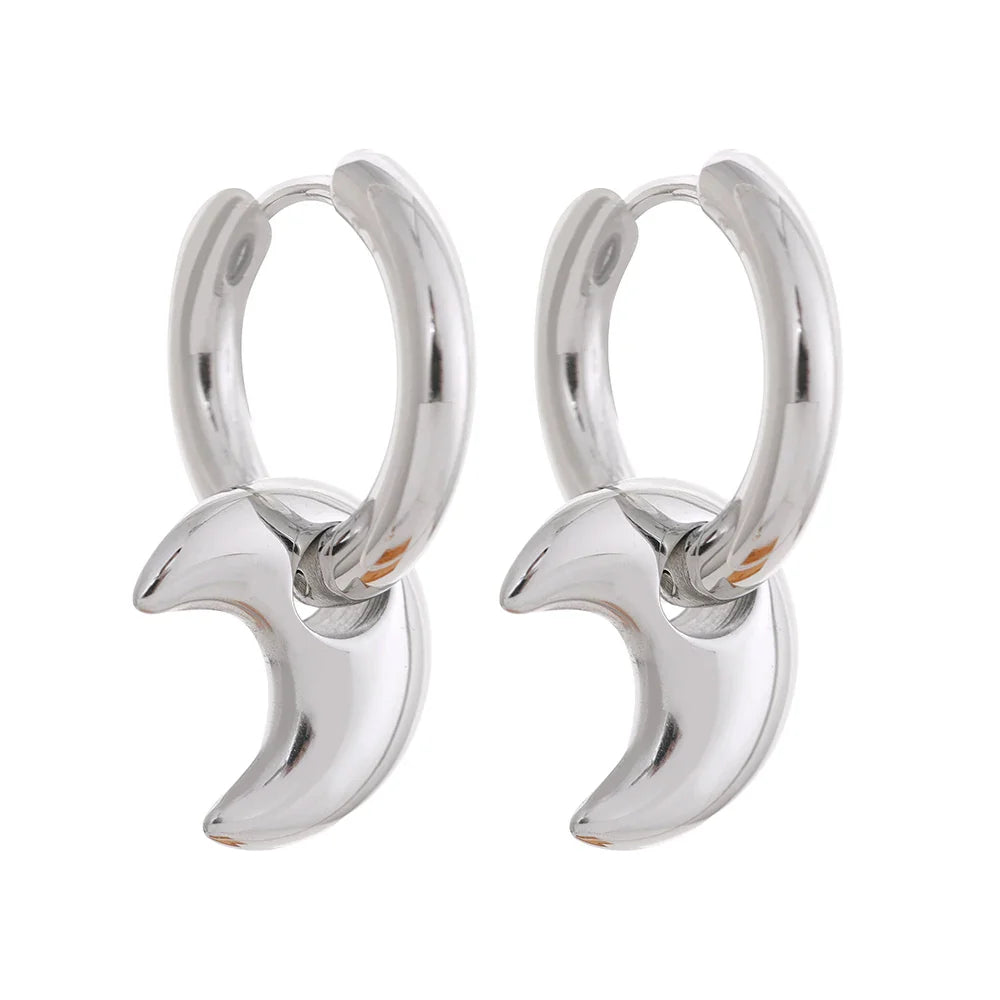 Moon And Star Earrings