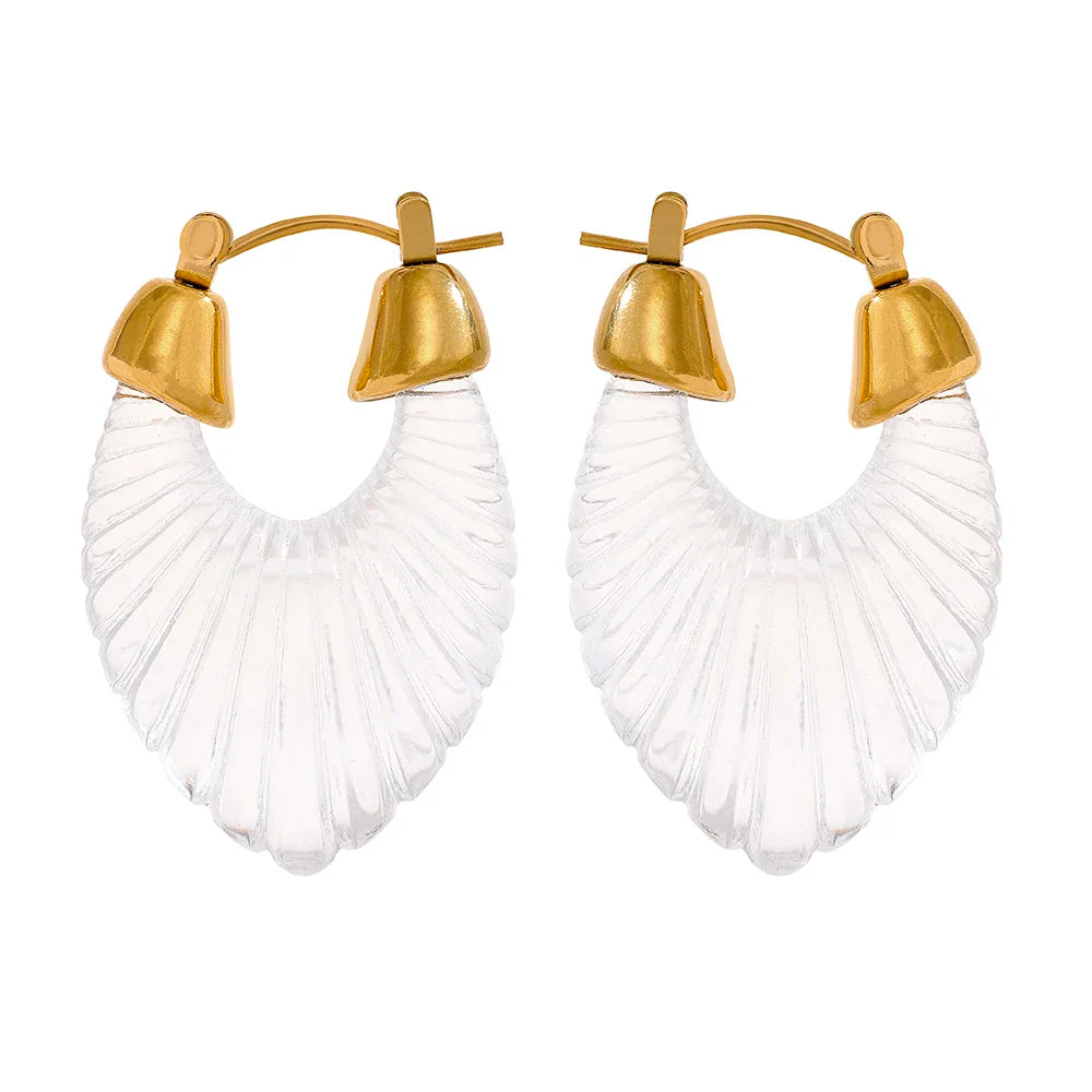 Chunky Resin Earrings