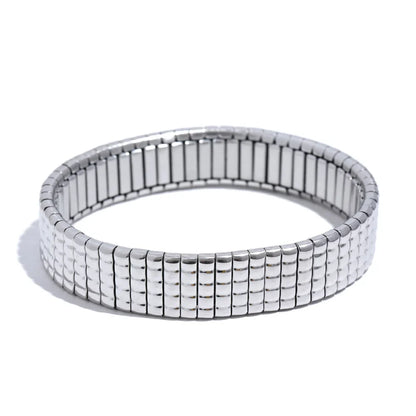 Wide Metal Bracelet