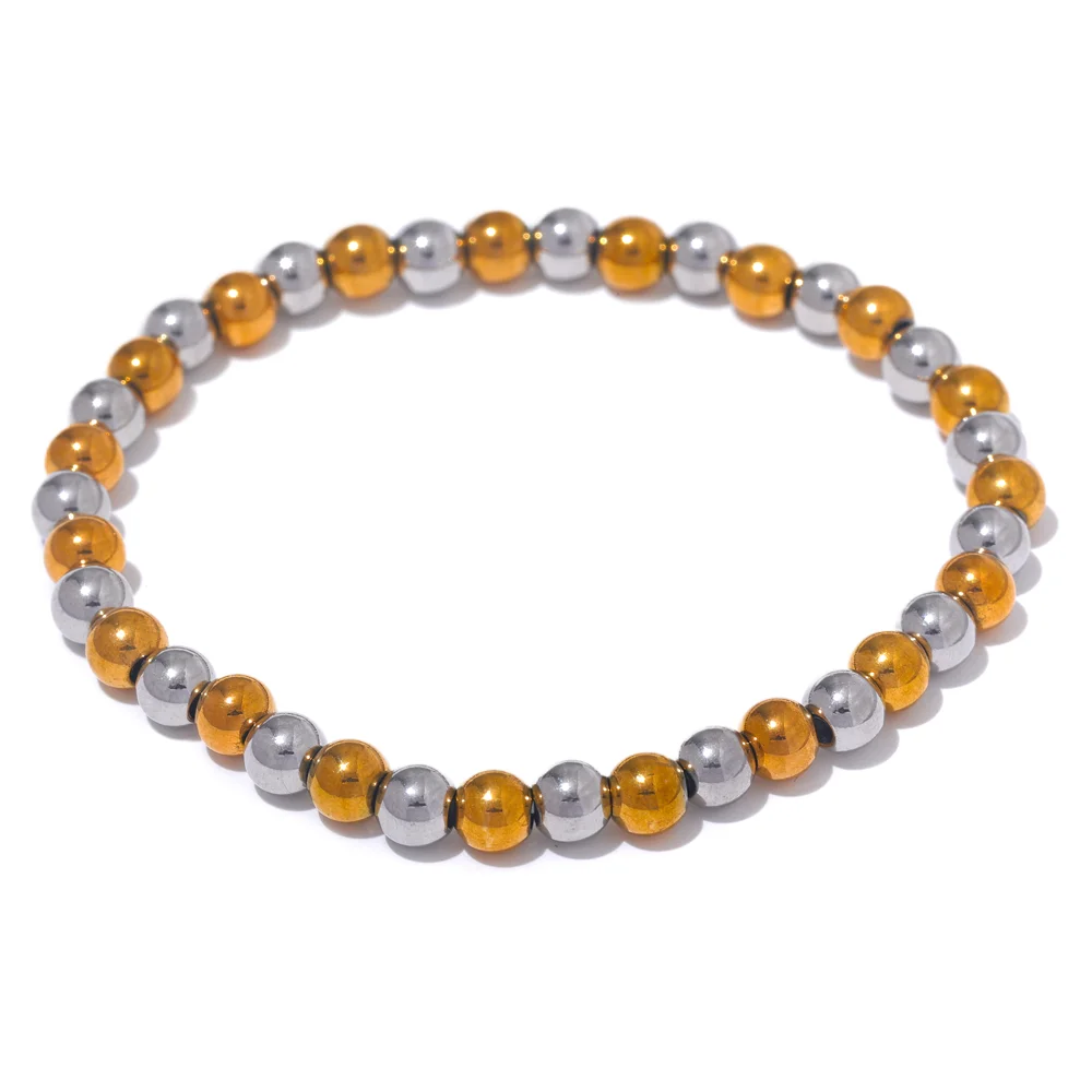 Gold Bead Bracelet