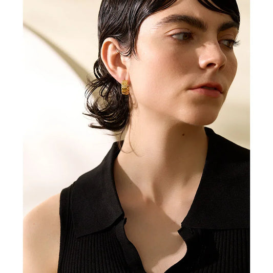 Gold Huggie Earrings