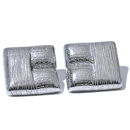 Square Stud Earrings