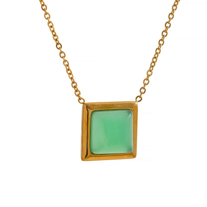 Opal Pendant Necklace