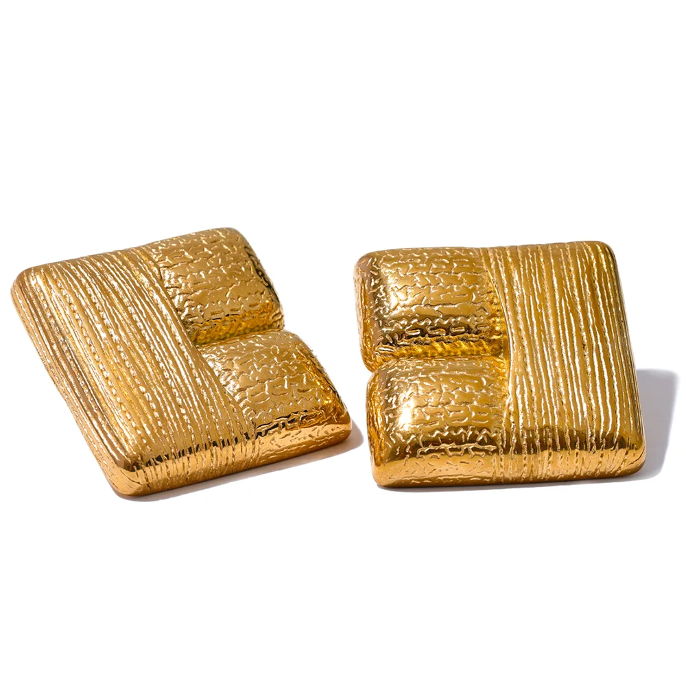 Square Stud Earrings