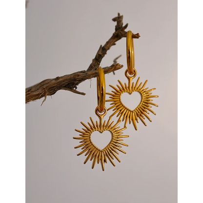 Sun Gold  Drop Earrings