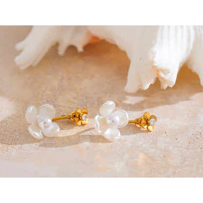 Flower Drop Earrings
