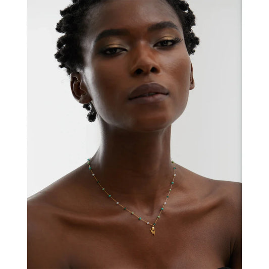 Rose Gold Paperclip Necklace