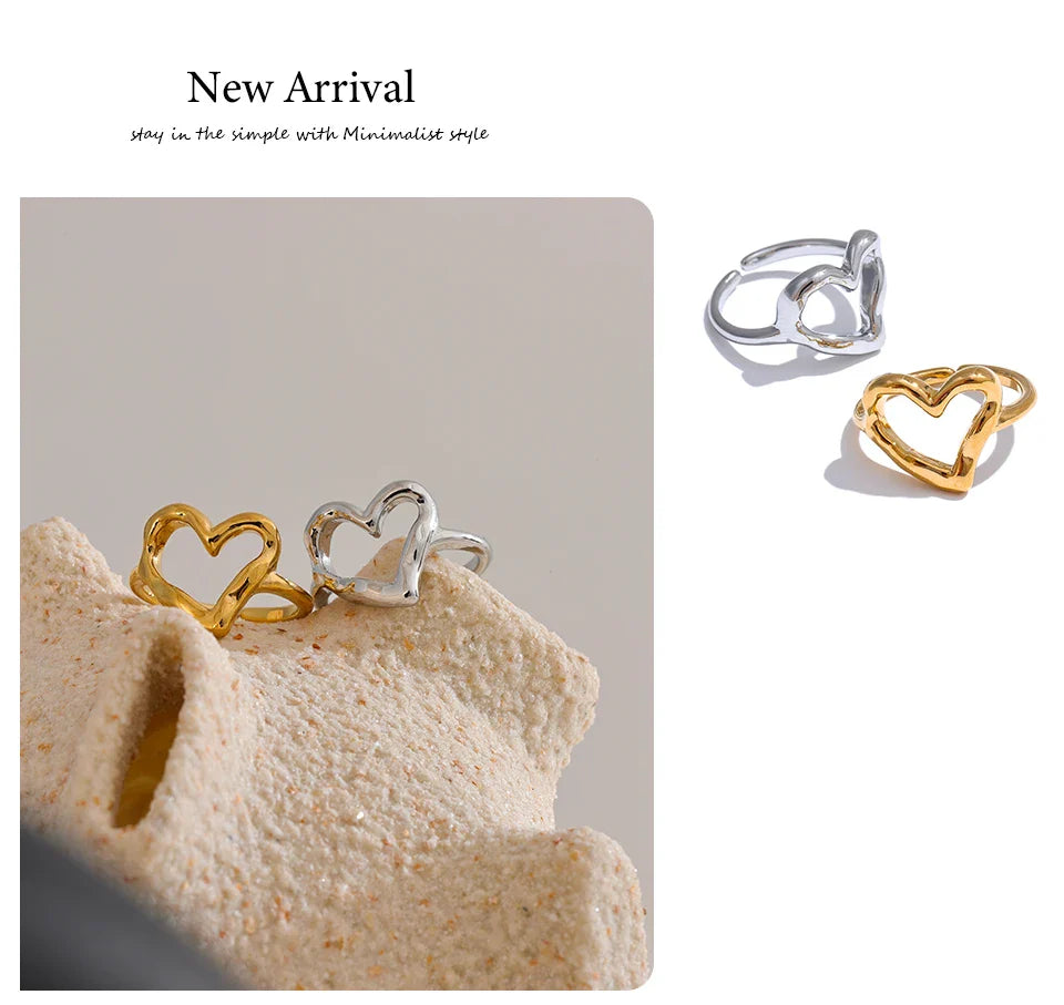 Gold Heart Ring