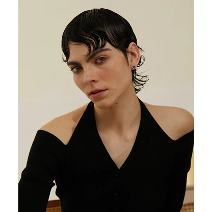 Green Flower Earrings