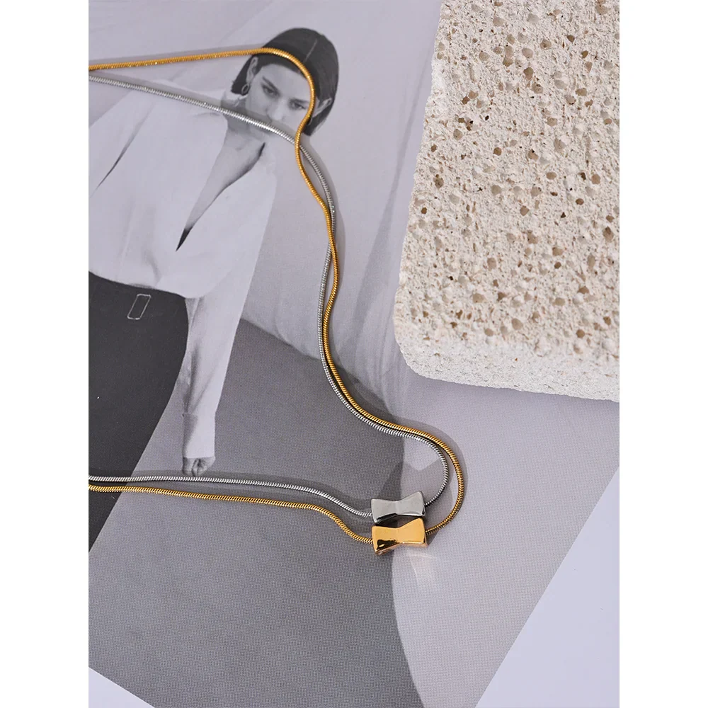 Geometric Pendant Necklace