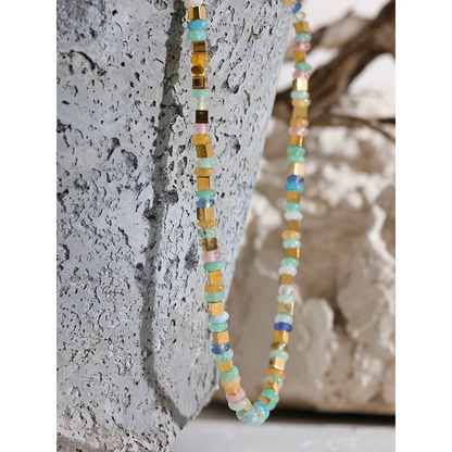 Opal Bead Necklace