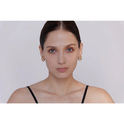 Chunky Twisted Geometric Earrings