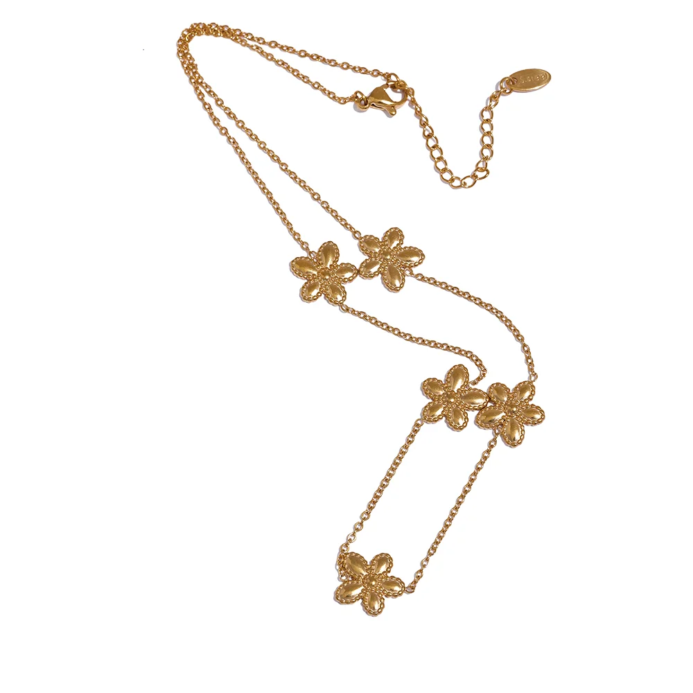Flower Choker Necklace