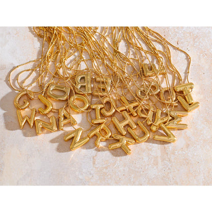 Gold Initial Pendant