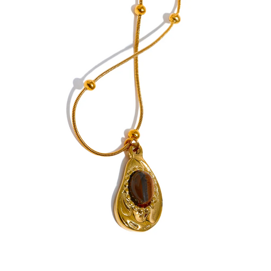 Tiger Eye Bead Necklace