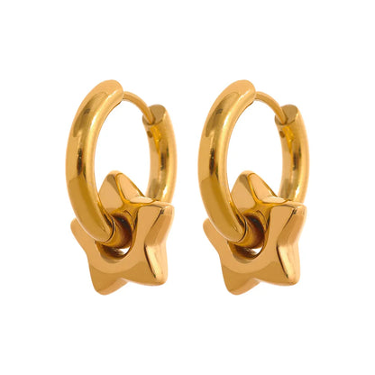 Moon And Star Earrings