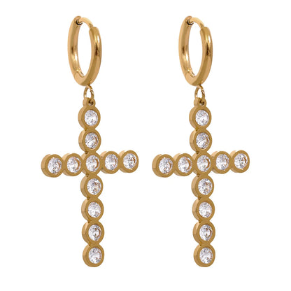 Cross earrings
