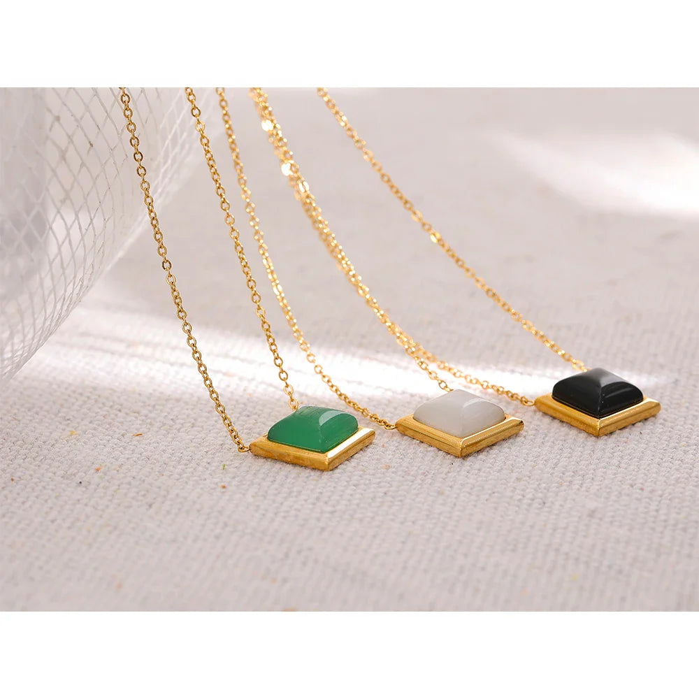 Opal Pendant Necklace