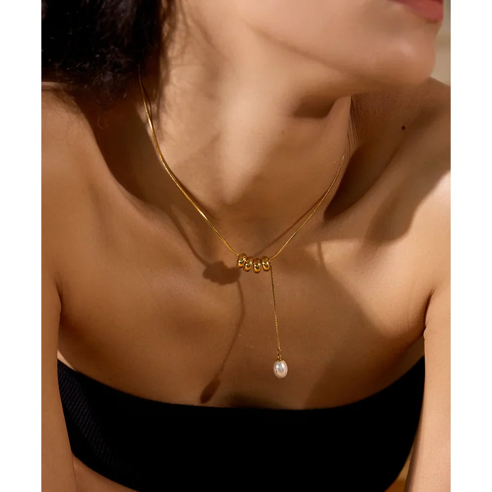 Pearl Drop Necklace