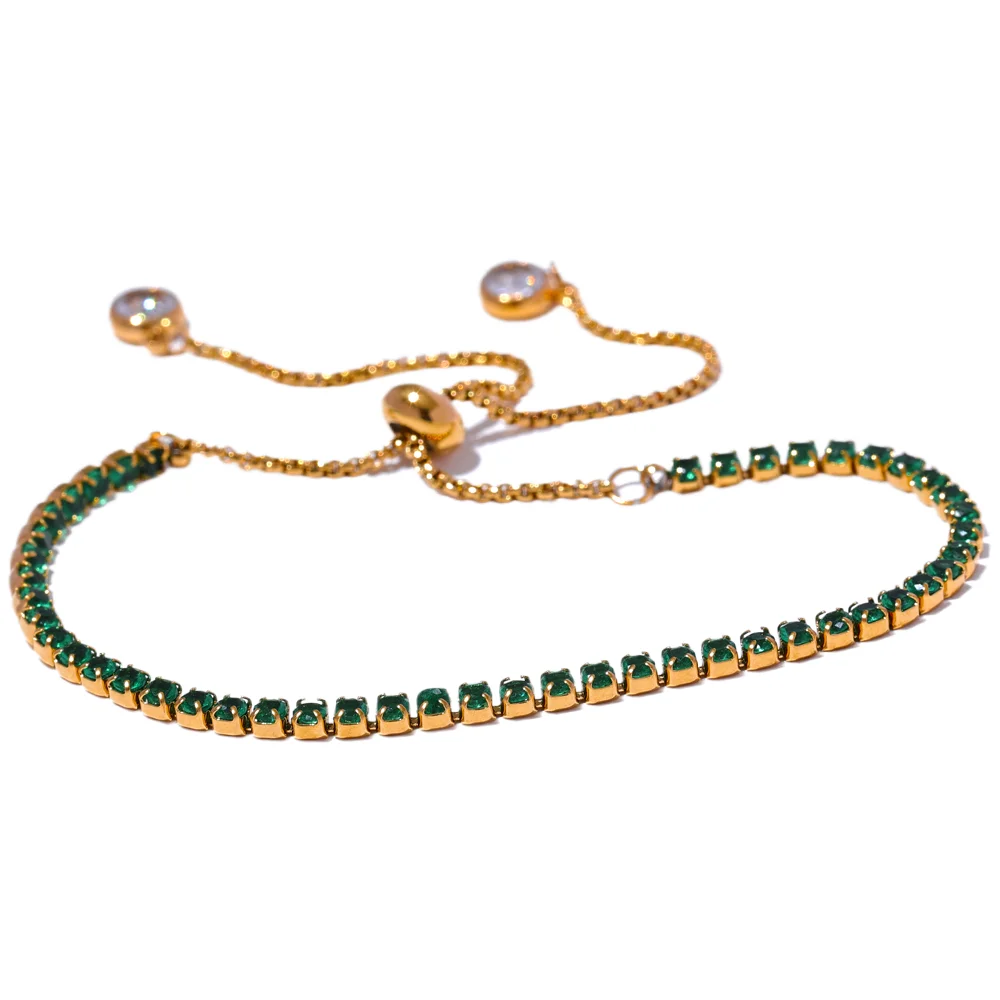 Shiny Cubic Zirconia Bracelet