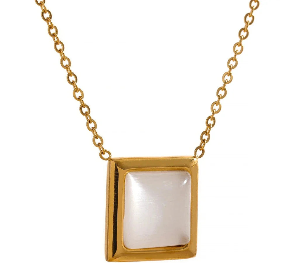 Opal Pendant Necklace