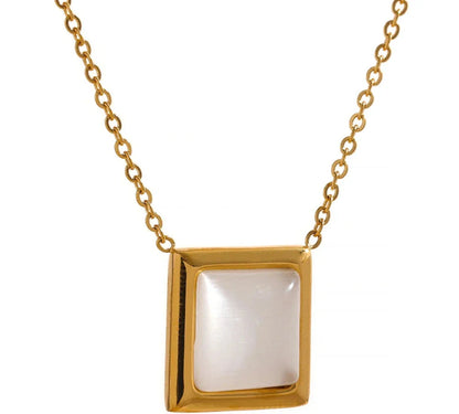 Opal Pendant Necklace