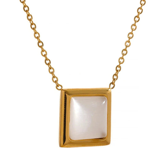 Opal Pendant Necklace