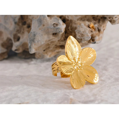 Gold Flower Ring