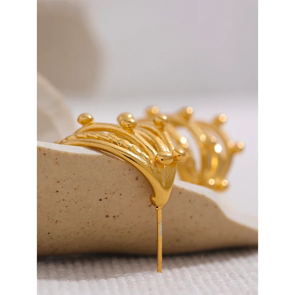 Bold Textured Earrings