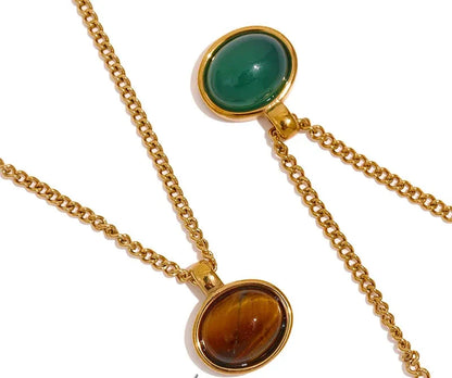 Tiger Eye Stone Necklace