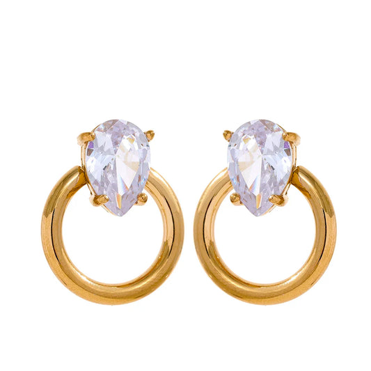 Zircon Stud Earrings