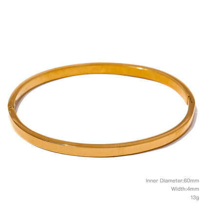 Wide Round Bracelet