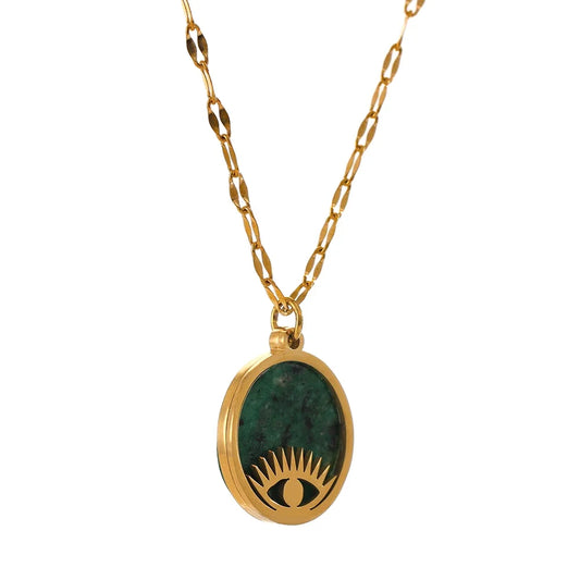 Oval Paperclip Necklace
