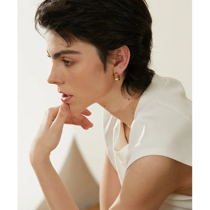 Twisted Hoop Earrings