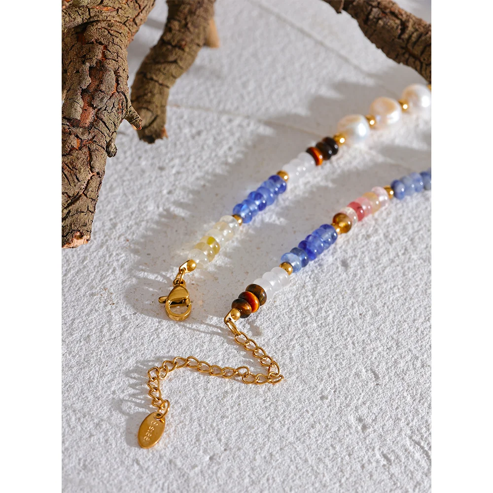 Blue Bead Necklace
