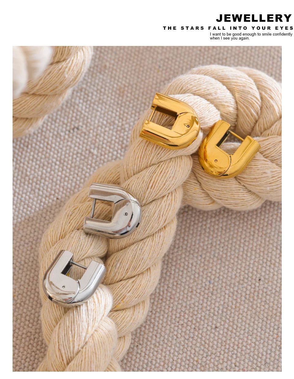 U Shaped earrings