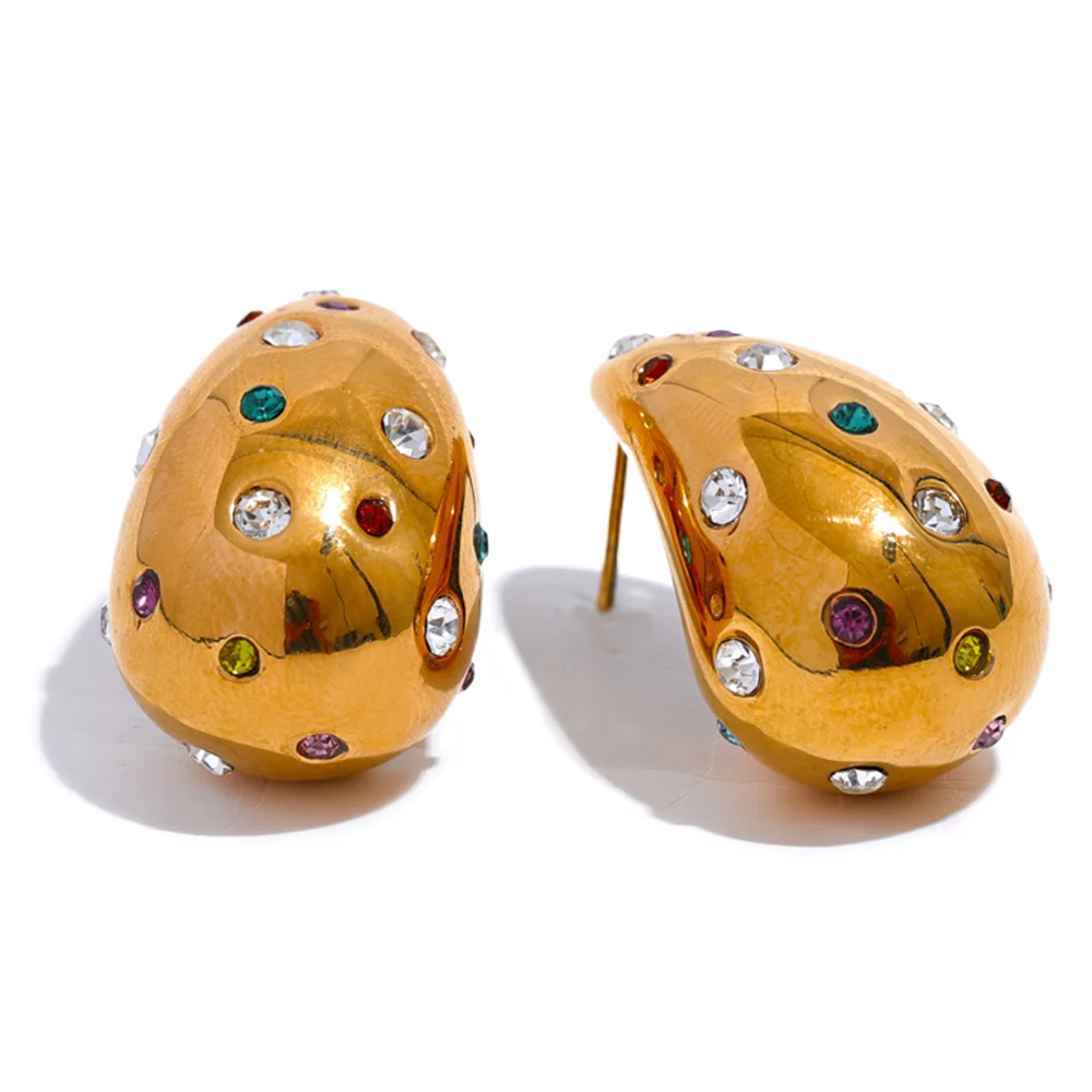 Luxury Bling Water Drop Earrings