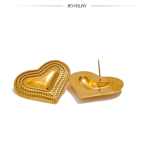Heart shaped earrings