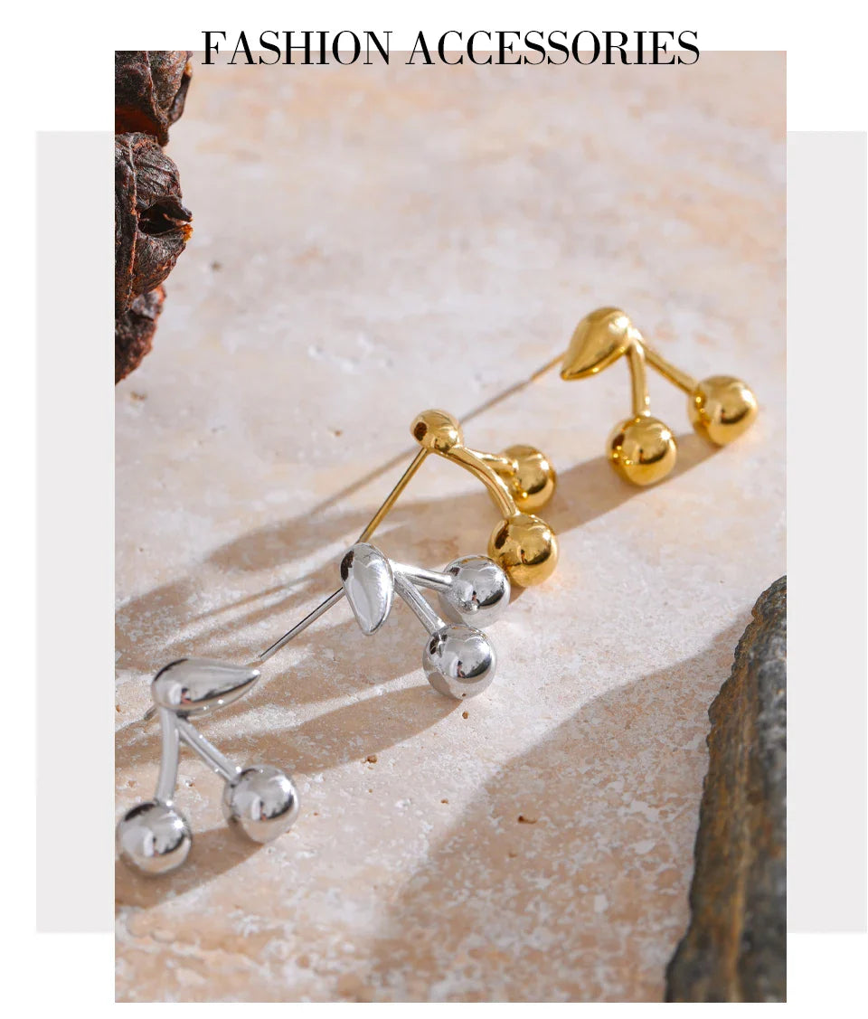 Cherry earrings